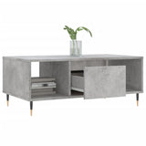 Coffee Table Concrete Grey 90x50x36.5 cm Engineered Wood 830584