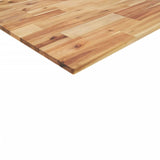 Basin Shelf Wall Mounted Steel and Solid Wood Acacia 3302733