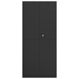 File Cabinet Black 90x40x240 cm Steel 3188327
