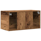 Wall Cabinet Old Wood 80x39x40 cm Engineered Wood 856028