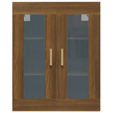 Hanging Wall Cabinet Brown Oak 69.5x34x90 cm 817389