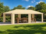Gazebo Cover 6 x 3 m Cream Polyester 190 gsm 900424