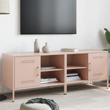 TV Cabinets 2 pcs Pink 68x39x50.5 cm Steel 842997