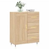 ZNTS Sideboard Sonoma Oak 69.5x34x90 cm Engineered Wood 830239