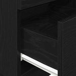 ZNTS Bedside Cabinets 2 pcs with 2 Drawers Black 36x36x68 cm 858581