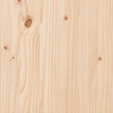 ZNTS Bed Frame without Mattress 180x200 cm Super King Solid Wood Pine 3323368