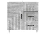 Sideboard Concrete Grey 66 x 34.5 x 89.5 cm Engineered Wood 894858