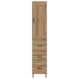 Highboard Artisan Oak 34.5 x 34 x 180 cm Engineered Wood 3416009