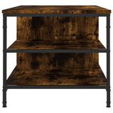 Coffee Table Smoked Oak 100x50x45 cm Engineered Wood 835306