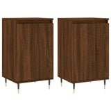 Sideboards 2 pcs Brown Oak 40x35x70 cm Engineered Wood 831051