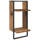 Wall Shelf Set 6 pcs Old Wood 100 x 25 x 30 cm Engineered Wood 882847