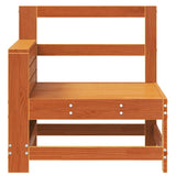 Garden Armrest Sofa Wax Brown 69x62x70.5 cm Solid Wood Pine 844885