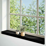 Window Sills 2 pcs Dark Brown 100x15x2 cm Solid Wood Oak 4009168