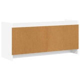 TV Cabinet 102 x 33 x 47 cm White Engineered Wood 8011163