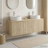 Bathroom Cabinet Set 3 pcs Sonoma Oak 49.5 x 44.5 x 65 cm 3405669