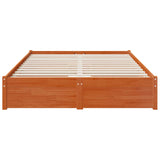 Bed Frame with Drawer with Storage Solid Pine Wood 3423806