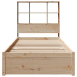Bookcase Bed without Mattress 90x200cm Solid Wood Pine 3322387