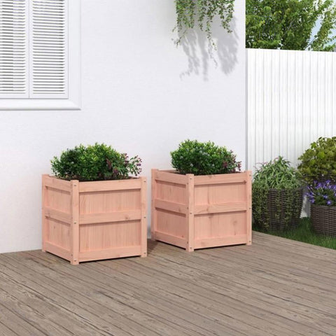 Garden Planters 2 pcs Solid Wood Douglas 837421