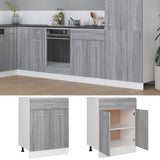 Drawer Bottom Cabinet Lyon Grey Sonoma 60x46x81.5 cm Engineered Wood 815577