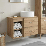 Bathroom Furniture Set 2 pcs Artisan Oak Engineered Wood 3403935