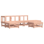ZNTS 6 Piece Garden Lounge Set Solid Wood Douglas 3186310