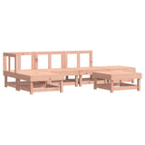 ZNTS 6 Piece Garden Lounge Set Solid Wood Douglas 3186310
