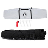 Camping Tent Dome 2-Person White Blackout Fabric Quick Release 4004192