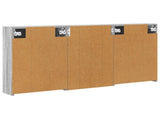 Bathroom Cabinet Set 3 pcs 126 x 16 x 62.5 cm Engineered wood 3403829
