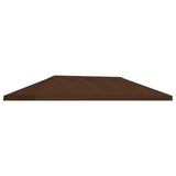 Gazebo Canopy Cover 6 x 3 m Brown Polyester 190 900409
