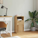 Side Cabinet with Drawer ODDA 40x24x79 cm Solid Wood Pine 4103599