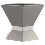 Fire Pit Brown 50 x 50 x 40 cm Weathering Steel 858961