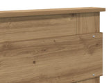 Bed Frame Artisian Oak 160 x 200 cm Solid Pine Wood 3409742