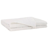 Weighted Blanket White 230 x 220 cm 11 kg 100% Cotton 205T 3442969
