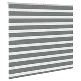 Zebra Blind Dark Grey 155x100 cm Fabric Width 150.9 cm Polyester 4014116