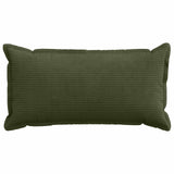 Cushion Cover 6 pcs HOUTEN Green 40 x 80 cm Corduroy 918197