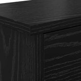 Wall-Mounted Coat Rack with Shelf Black Oak 80 x 20 x 30 cm 874340
