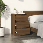 ZNTS Bedside Cabinets 2 pcs Brown Oak 40x36x65 cm 817056