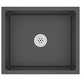 Handmade Kitchen Sink Black Stainless Steel 51503