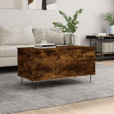 Coffee Table Smoked Oak 90x44.5x45 cm Engineered Wood 830977