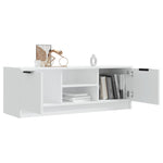 TV Cabinet White 102x35x36.5 cm Engineered Wood 811511