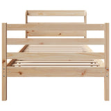 Bed Frame with Headboard without Mattress 100x200 cm 3306641