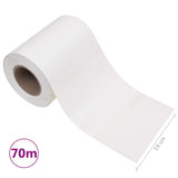 ZNTS Garden Privacy Screen PVC 70x0.19 m White 147859