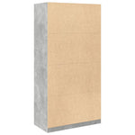 Wardrobe Concrete Grey 100x50x200 cm Engineered Wood 3307768
