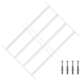 Security Grille for Windows with 4 Crossbars 3 pcs 43-74 cm 42031306