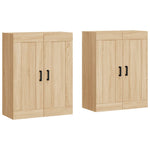 Wall Mounted Cabinets 2 pcs Sonoma Oak Engineered Wood 3198020