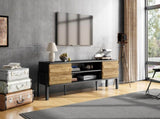 175*39.5*53cm TV cabinet, TV board, TV console with 2 cabinets and open storage space, TV table, TV N605P417177N