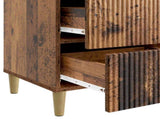 Bedside Cabinet Old Wood 43 x 41 x 66.5 cm Engineered Wood 894563