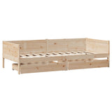 Daybed with Drawers without Mattress 80x200 cm Solid Wood 3302094