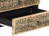 Bedside Cabinet 50x33x60 cm Solid Wood Mango 358221
