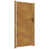Garden Gate 100x175 cm Corten Steel 153206
